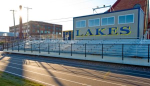 Lake Linden Warner Field Stands