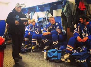 Calumet coach Coppo give instructions - Wolverines Image
