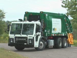 Waste Management Recycling Truck