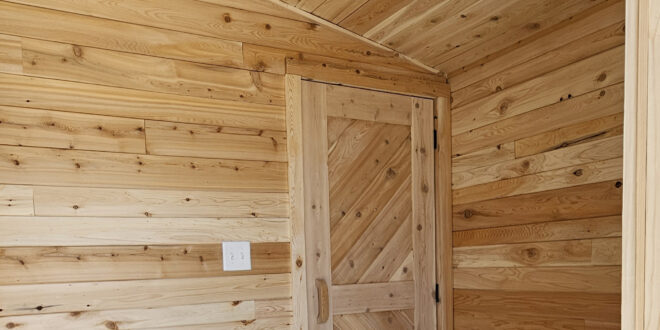 Second Sauna up for Auction at CCISD’s Construction Technology Program